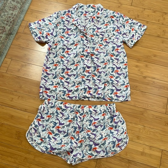 Roller Rabbit Other - Sold Mercari Roller rabbit selkie mermaid pajamas medium top bottom shorts